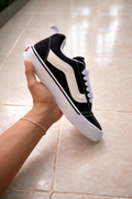 Tenis Vans Old Skool Negro/Blanco Originales – Unisex