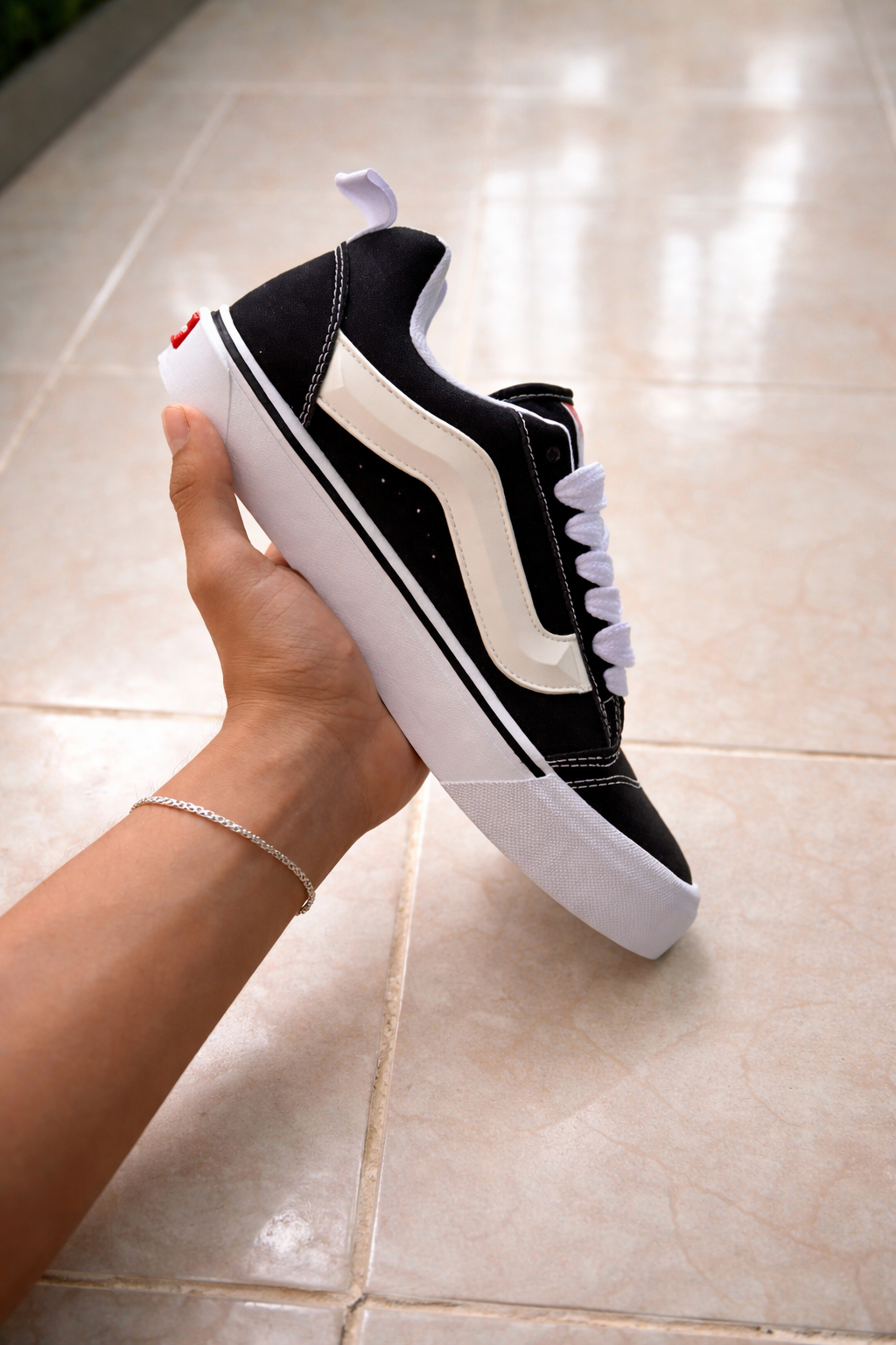Tenis Vans Old Skool Negro/Blanco Originales – Unisex